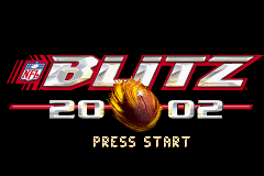 NFL Blitz 20-02 Title Screen